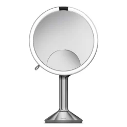 Mirroir à Capteur Simplehuman Touch Control Trio Argent