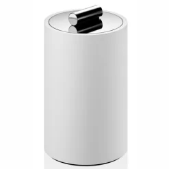 Coffret Beauté Decor Walther Stone Avec Couvercle Moyen Chrome Blanc Mat