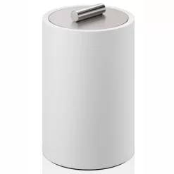 Coffret Beauté Decor Walther Stone Avec Couvercle Grand Blanc Mat Acier Inoxydable Mat