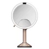 Miroir De Maquillage Simplehuman Touch Control Trio Rose Gold -Salle De Bain Boutique 1 0838810021652