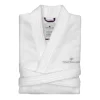 Peignoir Tom Tailor Kimono Terry Blanc -Salle De Bain Boutique 100300 fb900 white tomt mantel gefaltet
