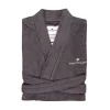 Peignoir Tom Tailor Kimono Terry Gris Foncé 1 Peignoir Tom Tailor Kimono Terry Gris Foncé -Salle De Bain Boutique 100300 fb902 dark grey tomt mantel gefaltet