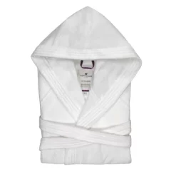 Peignoir Tom Tailor Velours Blanc