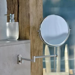 Miroir De Maquillage Kela Lucido Silver Shining -Salle De Bain Boutique 4 shop 22679c s
