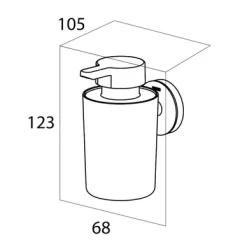 Distributeur De Savon Tiger Urban Blanc -Salle De Bain Boutique 4008911316001 14