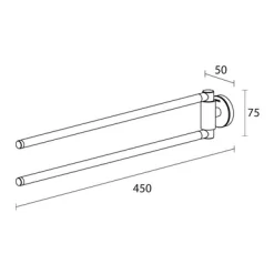 Porte-Serviette Tiger Urban Black 5 X 7,5 X 45 Cm -Salle De Bain Boutique 4008911316148 9