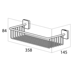 Panier De Douche Tiger Onu RVS -Salle De Bain Boutique 4008911318012 4