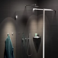 Panier De Douche Tiger Noon Angle Acier Inoxydable Brossé -Salle De Bain Boutique 4008911320039 4