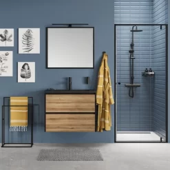 Panier De Douche Tiger Noon Angle Acier Inoxydable Brossé -Salle De Bain Boutique 4008911320039 4 1