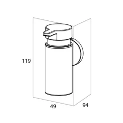 Distributeur De Savon Tiger Noon Petit Noir -Salle De Bain Boutique 4008911320473 5