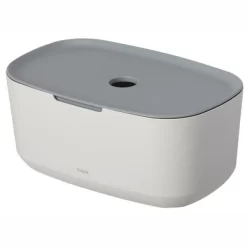 Boîte De Rangement Tiger Tess Blanc Gris Clair Avec Couvercle