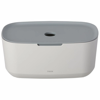 Boîte De Rangement Tiger Tess Blanc Gris Clair Avec Couvercle 5 Boîte De Rangement Tiger Tess Blanc Gris Clair Avec Couvercle – Image 3