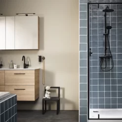 Ensemble De Douche Tiger Splash Pommeau Pluie Noir -Salle De Bain Boutique 4008911714340 26