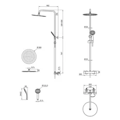 Set De Douche Tiger Twiss Avec Douchette Noir -Salle De Bain Boutique 4008911714500 17