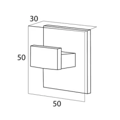 Crochet Tiger Items Grand Chrome -Salle De Bain Boutique 4008912846002 5