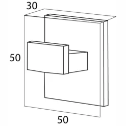 Crochet Tiger Items Grand RVS Argent -Salle De Bain Boutique 4008912846019 4