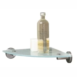 Etagère D'Angle Tiger Boston Acier Inoxydable Brossé