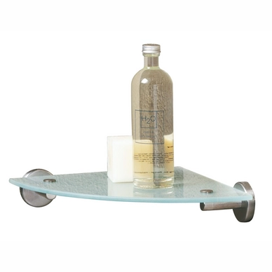 Etagère D'Angle Tiger Boston Acier Inoxydable Brossé 3 Etagère D'Angle Tiger Boston Acier Inoxydable Brossé