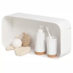 Boîte De Rangement Sealskin Brix Wandkubus Grande Blanche -Salle De Bain Boutique 4008913624081 3