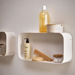 Boîte De Rangement Sealskin Brix Wandkubus Grande Blanche -Salle De Bain Boutique 4008913624081 6