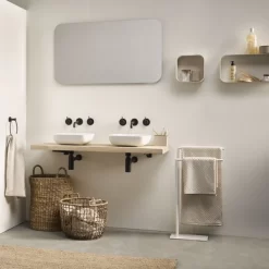 Boîte De Rangement Sealskin Brix Wandkubus Grande Blanche -Salle De Bain Boutique 4008913624081 7 1