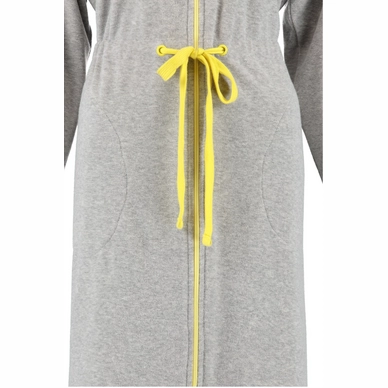 Peignoir Cawö Women 821 Gris Jaune 6 Peignoir Cawö Women 821 Gris Jaune – Image 4