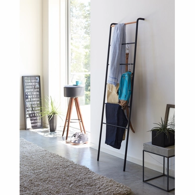 Porte-Serviette Yamazaki Tower Ladder Noir 4 Porte-Serviette Yamazaki Tower Ladder Noir – Image 2