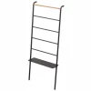 Porte-Serviette Yamazaki Tower Ladder Large Noir -Salle De Bain Boutique 4903208038720