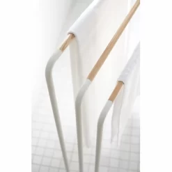 Porte-Serviette Yamazaki Plain White 6 Porte-Serviette Yamazaki Plain White -Salle De Bain Boutique 4903208074674 1