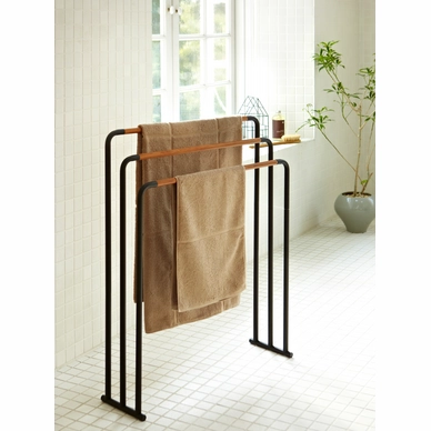 Porte-Serviette Yamazaki Plain Noir 5 Porte-Serviette Yamazaki Plain Noir – Image 3