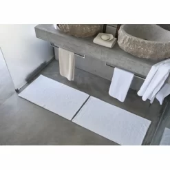 Tapis De Bain Abyss & Habidecor Double White -Salle De Bain Boutique 6 DOUBLE203 57
