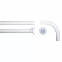 Barre Coudée Sealskin Seallux Blanc 90 X 90 Cm