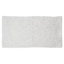 Tapis De Bain Sealskin Twist Microfibre Blanc