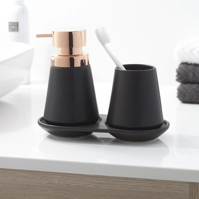 Porte-Savon Sealskin Conical Céramique Noir 5 Porte-Savon Sealskin Conical Céramique Noir – Image 3