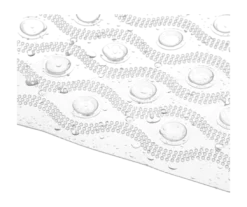 Tapis De Bain Antidérapant Sealskin Drip Antislip Transparent (71x40 Cm) -Salle De Bain Boutique 87206057398614 nasealskinnaimddripsafetymat4 no bg