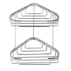 Tablette De Douche Geesa Basket Chrome Coin Double -Salle De Bain Boutique 91185