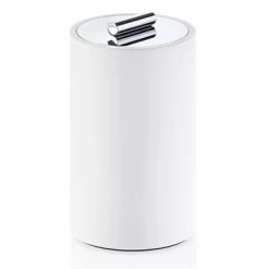 Coffret Beauté Decor Walther Stone Avec Couvercle Grand Mat Blanc Chrome