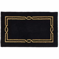 Tapis De Bain Abyss & Habidecor Cross Black Multi