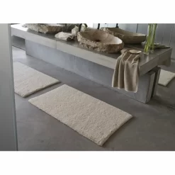 Tapis De Bain Abyss & Habidecor Lin White -Salle De Bain Boutique DSF1302 4