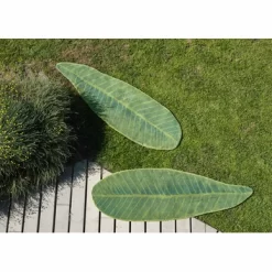 Tapis De Bain Abyss & Habidecor Feuille Red -Salle De Bain Boutique DSF1804 1