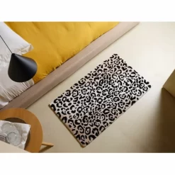 Tapis De Bain Abyss & Habidecor Leopard Black -Salle De Bain Boutique DSF2574