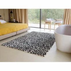 Tapis De Bain Abyss & Habidecor Leopard Black -Salle De Bain Boutique DSF2582