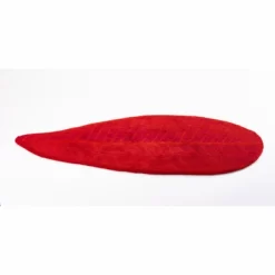 Tapis De Bain Abyss & Habidecor Feuille Red -Salle De Bain Boutique FEUILLE20725203