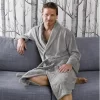 Peignoir De Witte Lietaer Heren Gentle Silver -Salle De Bain Boutique Gentle silver