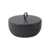Pot Et Couvercle Aquanova Hammam Gris Foncé -Salle De Bain Boutique HAMSHM 98