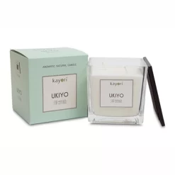 Bougie Parfumée Kayori Ukiyo Vert 430 Gr (60h)