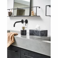 Distributeur De Savon Aquanova Nero Noir -Salle De Bain Boutique Nero20tissue20holder20 20soap20dispenser 1