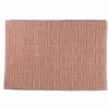 Tapis De Bain Kela Leana Salmon Red