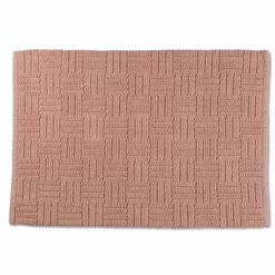 Tapis De Bain Kela Leana Salmon Red