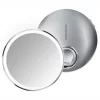 Mirroir à Capteur Simplehuman 3X Elargissant Argent -Salle De Bain Boutique ST3039 ST3045 Main 9f4b2efd 4e10 48b2 935b bff5ae004279 1194x
